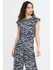Nife Jumpsuit donkerblauw/wit
