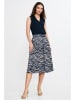 Nife Rok donkerblauw/wit