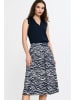 Nife Rok donkerblauw/wit