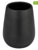 Wenko 2-delige set: tandenborstelbekers "Nerno" zwart - (H)11,5 x Ø 6,5 cm