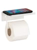 Wenko Toiletrolhouder "Desulo" wit - (B)14 x (H)12 x (D)6,2 cm