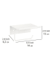 Wenko Toilettenpapierhalter "Desulo" in Weiß - (B)14 x (H)12 x (T)6,2 cm
