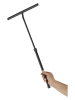 Wenko Telescoopbadkamertrekker zwart - (B)26 x (H)59 cm