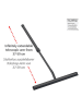 Wenko Telescoopbadkamertrekker zwart - (B)26 x (H)59 cm