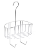 Wenko Doucherek "Martos" zilverkleurig - (B)25 x (H)5,5 x (D)11 cm