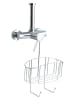 Wenko Doucherek "Martos" zilverkleurig - (B)25 x (H)5,5 x (D)11 cm