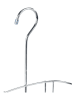 Wenko Duschkorb "Martos" in Silber - (B)25,5 x (H)36 x (T)11 cm