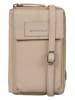 Burkely Leder-Handytasche "Soft Skylar" in Beige - (B)11 x (H)18 x (T)4 cm