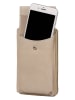 Burkely Leder-Handytasche "Soft Skylar" in Beige - (B)11 x (H)18 x (T)4 cm