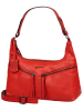 Burkely Leder-Schultertasche "Rock Ruby" in Rot - (B)28 x (H)18 x (T)9 cm