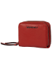 Burkely Leren portemonnee "Rock Ruby" rood - (B)11 x (H)9 x (D)3,5 cm