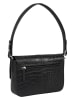 Burkely Leder-Schultertasche "Cool Colbie" in Schwarz - (B)22 x (H)16 x (T)7 cm