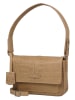 Burkely Leder-Schultertasche "Cool Colbie" in Beige - (B)22 x (H)16 x (T)7 cm