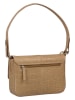 Burkely Leder-Schultertasche "Cool Colbie" in Beige - (B)22 x (H)16 x (T)7 cm