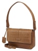 Burkely Leder-Schultertasche "Cool Colbie" in Cognac - (B)22 x (H)16 x (T)7 cm