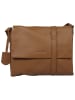 Burkely Leder-Umhängetasche "Lush Lucy" in Cognac - (B)25 x (H)20 x (T)7 cm
