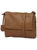 Burkely Leder-Umhängetasche "Lush Lucy" in Cognac - (B)25 x (H)20 x (T)7 cm