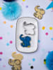 Dr. Oetker 2-delige set: roestvrijstalen steekvormpjes "Elefant" - (B)12x(H)2,5x(D)11 cm