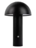 Leitmotiv Lampa stołowa LED "Fuego" w kolorze czarnym - wys. 24,5 cm x Ø 15 cm