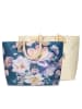 Hip Strandtas "Mirery" petrol/lichtroze - (B)60 x (H)43 cm