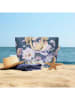 Hip Strandtasche "Mirery" in Petrol/ Rosa - (B)60 x (H)43 cm