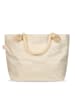 Hip Strandtas "Eldisa" lichtroze/mintgroen - (B)60 x (H)43 cm
