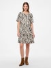 Pieces Kleid "Arlem" in Sand/ Schwarz