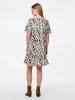 Pieces Kleid "Arlem" in Sand/ Schwarz