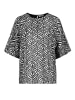 Sublevel Bluse in Schwarz/ Weiß