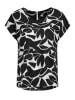 Sublevel Bluse in Schwarz/ Weiß