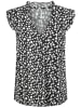 Sublevel Bluse in Schwarz/ Weiß