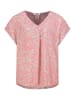 Sublevel Bluse in Rosa/ Weiß
