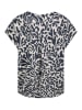 Sublevel Blouse donkerblauw/wit