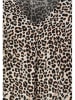 Sublevel Bluse in Hellbraun/ Schwarz/ Beige