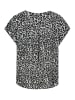 Sublevel Bluse in Schwarz/ Weiß/ Grau