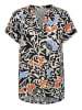 Sublevel Blouse zwart/wit/lichtblauw