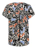 Sublevel Blouse zwart/wit/lichtblauw