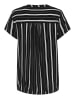 Sublevel Bluse in Schwarz/ Weiß