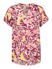 Sublevel Bluse in Bordeaux/ Weiß