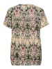 Sublevel Blouse olijfgroen/oudroze