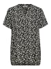 Sublevel Bluse in Schwarz/ Weiß