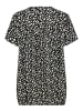 Sublevel Bluse in Schwarz/ Weiß