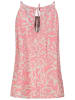Sublevel Top in Rosa/ Weiß