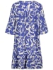 Sublevel Kleid in Blau/ Weiß