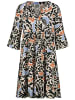 Sublevel Kleid in Schwarz/ Weiß/ Hellblau