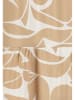 Sublevel Jurk lichtbruin/wit