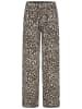 Sublevel Broek wit/zwart/lichtbruin