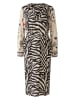 Miss Lagotte Kleid in Schwarz/Creme