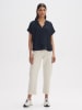 OPUS Bluse in Dunkelblau