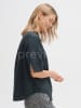 OPUS Leinen-Bluse in Anthrazit